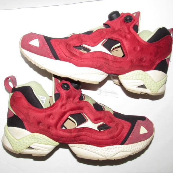 Reebok Street Fighter Instapump Fury 95 GZ9541 ZANGIEF Red Mens Size 13 Rare - Picture 6 of 9